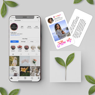 Rainbow Instagram Foto Social Media Volg mij Bus Visitekaartje