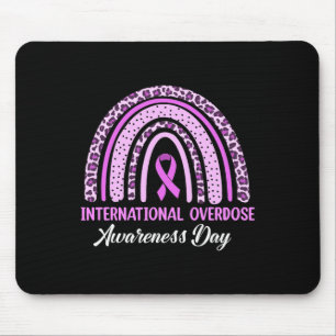 Rainbow International Overdose Awareness Day Purpl Muismat