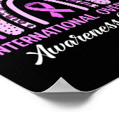 Rainbow International Overdose Awareness Day Purpl Poster (Hoek)