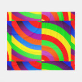 RAINBOW INVITATION GREETTING PAKKET FLEECE DEKEN (Voorkant (Horizontaal))