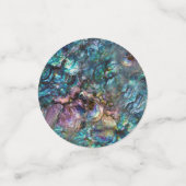 Rainbow Iridescent Abalone Zee Shell Beach Party Confetti (Kleine voorkant)