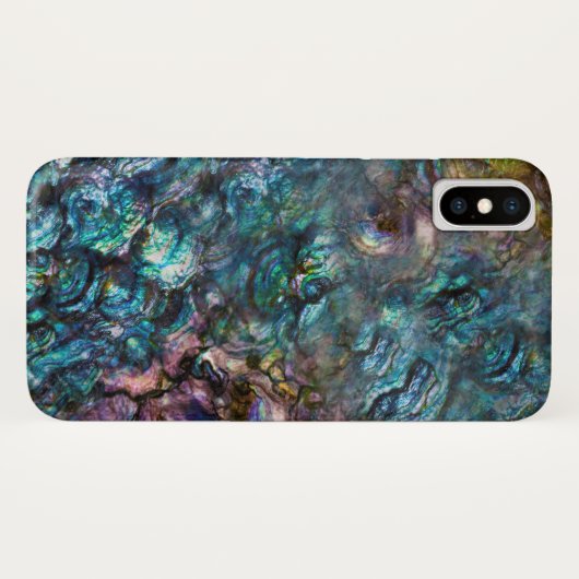 Rainbow Iridescent Abalone Zee Shell Case-Mate iPhone Case (Achterkant (horizontaal))