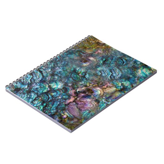 Rainbow Iridescent Abalone Zee Shell Notitieboek (Linkerzijde)