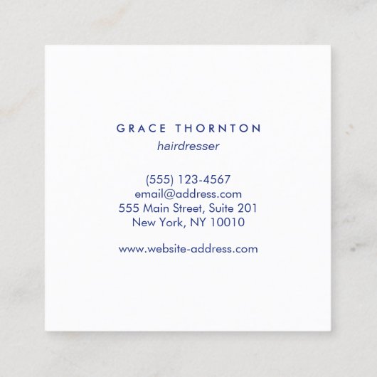 Rainbow Iridescent Abstract Vierkante Visitekaartje (Achterkant)