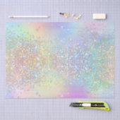 Rainbow Iridescent Folie en holografisch glitter Tissuepapier (Craft)