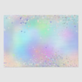 Rainbow Iridescent Folie en holografisch glitter Tissuepapier (Voorkant)