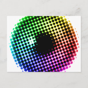 Rainbow Iris Unicorn Eye Color Spectrum Comic Briefkaart