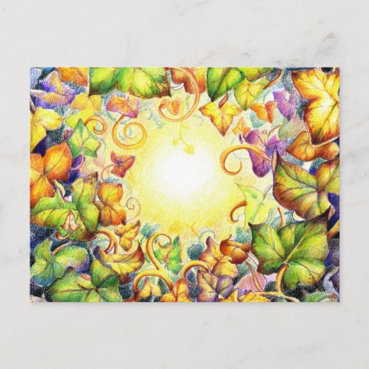 Rainbow Ivy Eye Briefkaart (Voorkant)