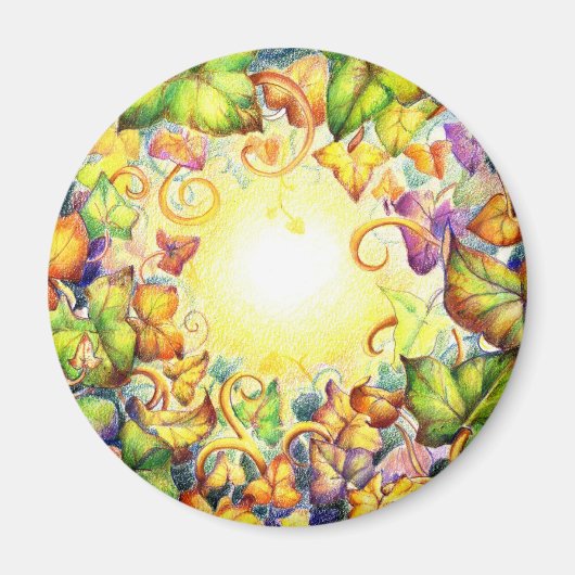 Rainbow Ivy Eye Magneet (Voorkant)