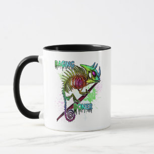Rainbow Jackson's Chameleon Skeleton Raging Mok