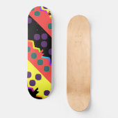 Rainbow Jagged Geo Persoonlijk Skateboard (Voorkant)