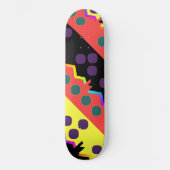 Rainbow Jagged Geo Persoonlijk Skateboard (Voorkant)