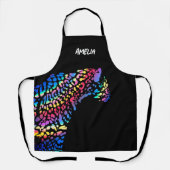 Rainbow Jaguar gepersonaliseerd Schort (Voorkant)