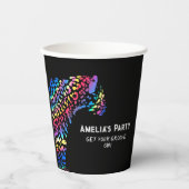 Rainbow Jaguar Gepersonaliseerde Partij Papieren Bekers (Voorkant)