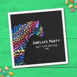 Rainbow Jaguar Gepersonaliseerde Partij Servet