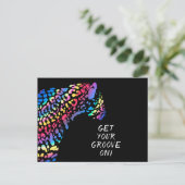 Rainbow Jaguar Party Uitnodiging (Staand voorkant)