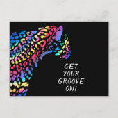 Rainbow Jaguar Party Uitnodiging (Voorkant)