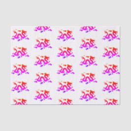 Rainbow JAPANESE Dragon Tissue Paper Tissuepapier