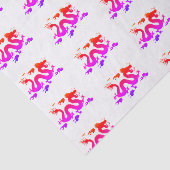 Rainbow JAPANESE Dragon Tissue Paper Tissuepapier (Detail)