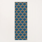 Rainbow Japanse Fan Yogamat (Achterkant)