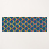 Rainbow Japanse Fan Yogamat (Voorkant (horizontaal))