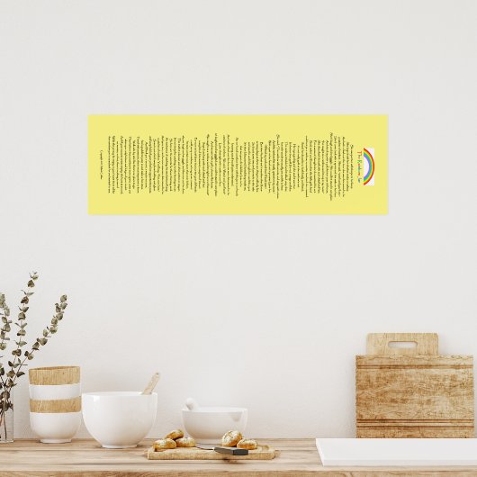 Rainbow Jar POSTER (Keuken)