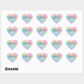 Rainbow Je bent geliefde Stickers (Vel)