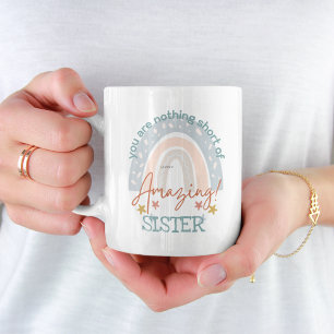 RAINBOW Je bent geweldig SISTER AUNT NIECE OM HET  Koffiemok