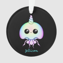 Rainbow Jellicorn Ornament
