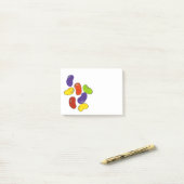 Rainbow Jelly Bean Easter Basket Snoep Post-it® Notes (Op bureau)