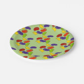 Rainbow Jelly Beans Jellybean Easter Basket Snoep Papieren Bordje (Gekanteld)