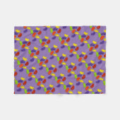 Rainbow Jelly Beans Jellybeans Easter Snoep Sweets Fleece Deken (Voorkant (Horizontaal))