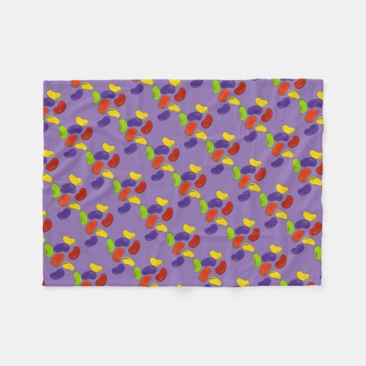 Rainbow Jelly Beans Jellybeans Easter Snoep Sweets Fleece Deken (Voorkant (Horizontaal))