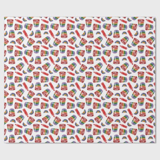 Rainbow Jelly schiet inpakpapier (Vlak)