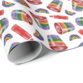 Rainbow Jelly schiet inpakpapier (Rol Hoek)