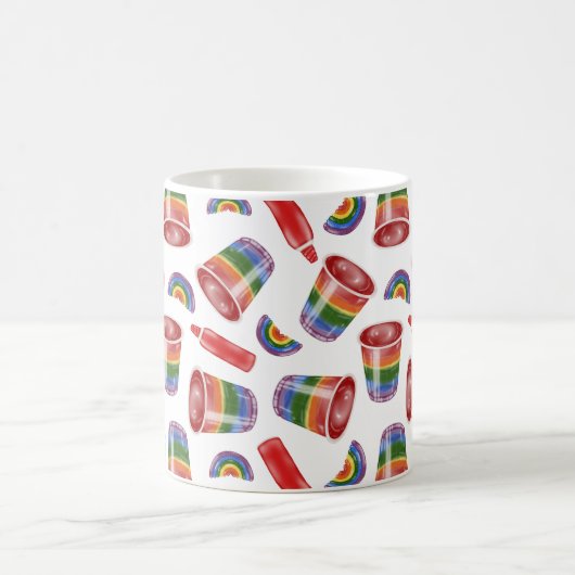 Rainbow Jelly schiet koffie Mok (Center)