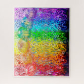 Rainbow Jellyfish Tentacles Legpuzzel (Verticaal)