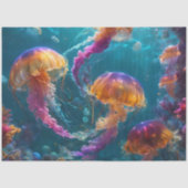Rainbow Jellyfish Tissue Paper Tissuepapier (Voorkant)