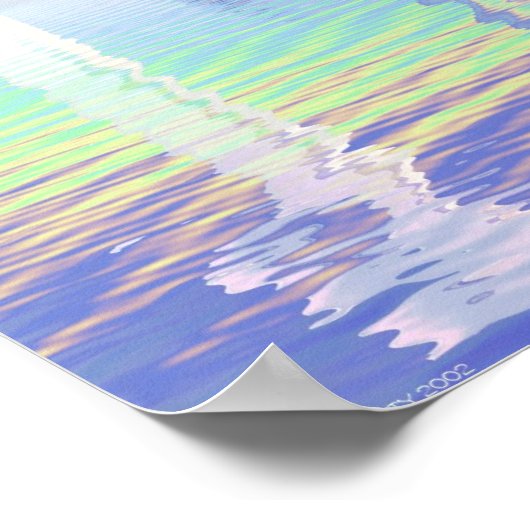 Rainbow Jesus Cross Poster (Hoek)