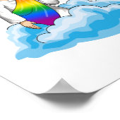 Rainbow Jesus Progress Flag Poster (Hoek)