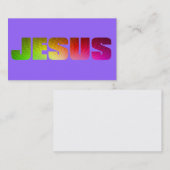 Rainbow Jesus Visitekaartje (Voorkant / Achterkant)