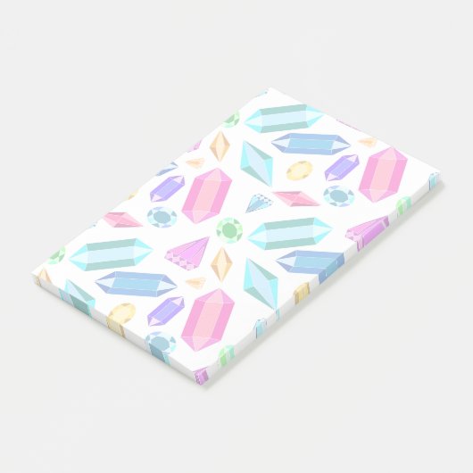 Rainbow Jewel Pareltjes Post-it® Notes (Schuin)