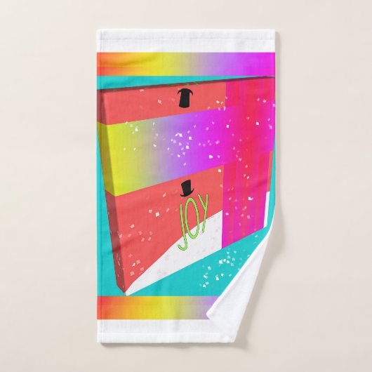 RAINBOW JOU MET TOP HAT HANDDOEK (Handdoek)