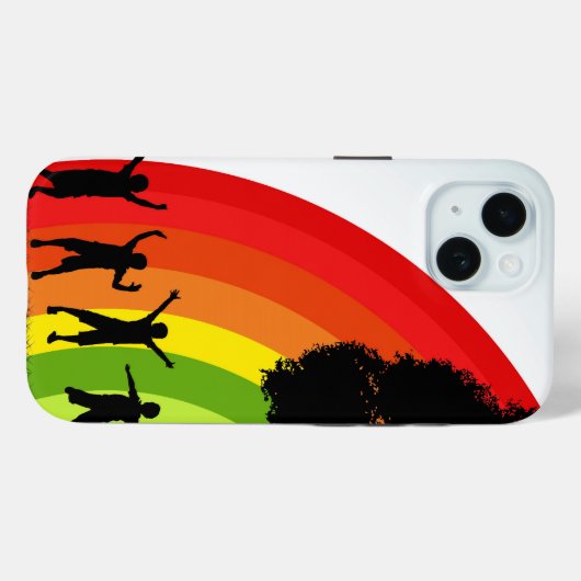 Rainbow Joy Case-Mate iPhone Case (Achterkant (horizontaal))