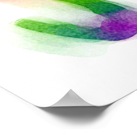 Rainbow Joy Poster (Hoek)