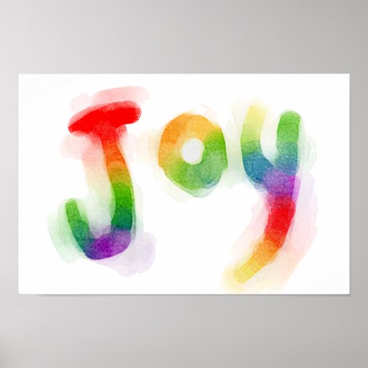 Rainbow Joy Poster (Voorkant)
