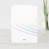 Rainbow Joy Save the Date Kaart (Achterkant)