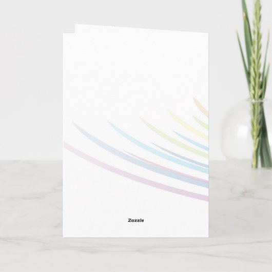 Rainbow Joy Save the Date Kaart (Achterkant)