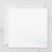 Rainbow Joy Wedding Uitnodiging (Achterkant)