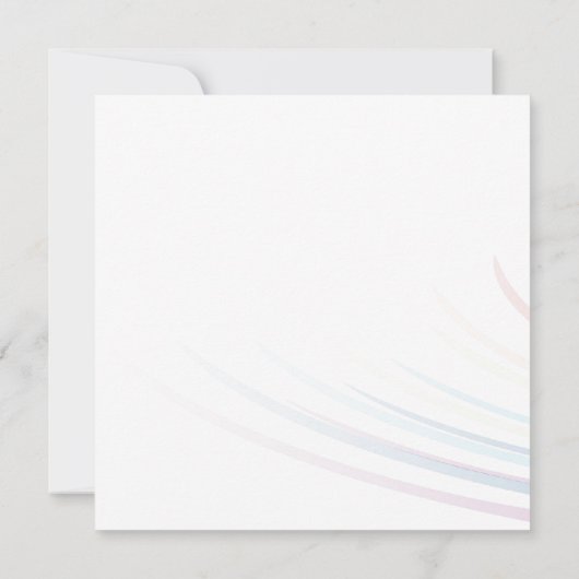 Rainbow Joy Wedding Uitnodiging (Achterkant)